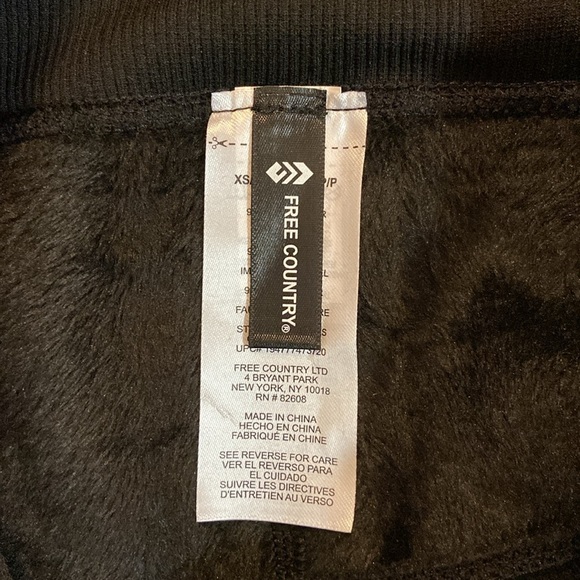 Free Country Women's Faux Fur Lined Legging XS/S - Picture 4 of 10